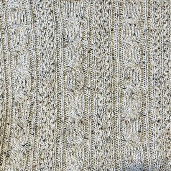 Van Hausen 417 Vintage Wool Blend Chunky Knit Fisherman Sweater Sz XL - Picture 7 of 8